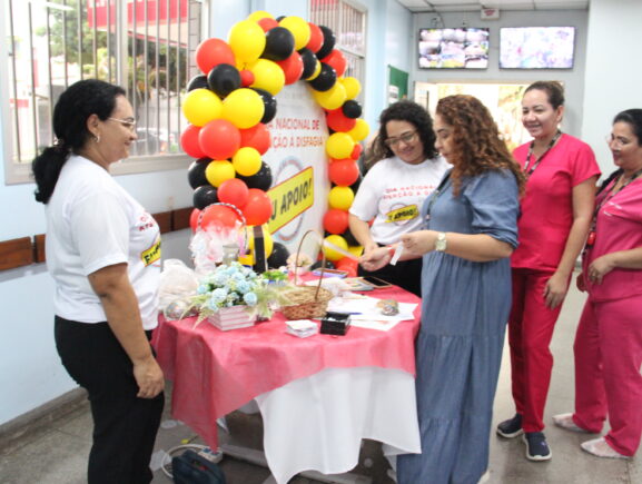 Fundação Hospital Adriano Jorge, instituição vinculada à SES-AM, realiza ação de conscientização sobre a disfagia