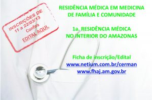Imagem da notícia - CONQUISTA – Abertas inscrições para 1a. Residência Médica em Medicina de Família e Comunidade no AM