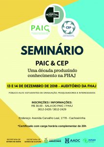 Imagem da notícia - NESTA QUINTA-FEIRA (13/12): Seminário debate 10 anos de produção científica na FHAJ